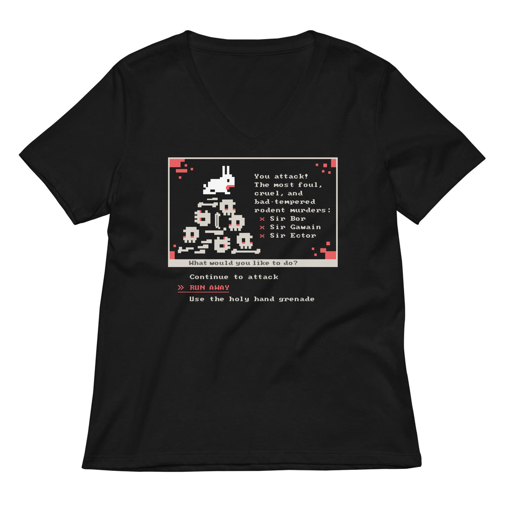 What Would You Like To Do? Women's V-Neck Tee Hoodie, Sweatshirt | PureTeeCo.com (Image 1)