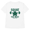 Squat You Must Women's V-Neck Tee Hoodie, Sweatshirt | PureTeeCo.com (Image 1)