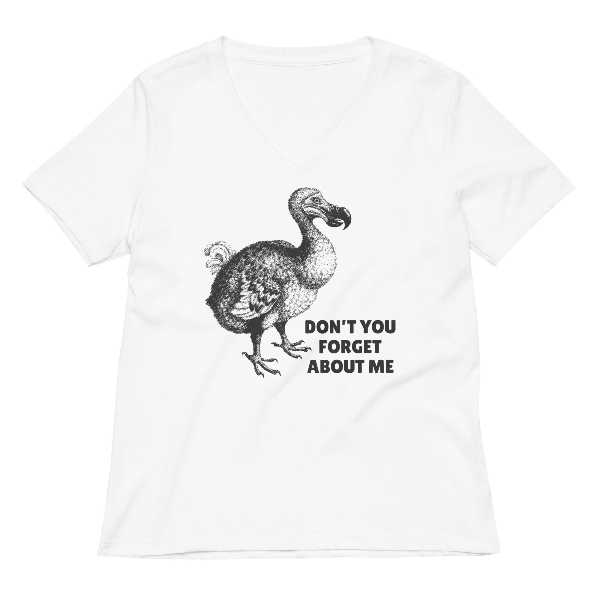 Don't You Forget About Me Women's V-Neck Tee Hoodie, Sweatshirt | PureTeeCo.com (Image 1)