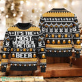 Wonderful Time Beer Ugly Christmas Sweater Wonderful Time Beer Xmas Holiday Gift