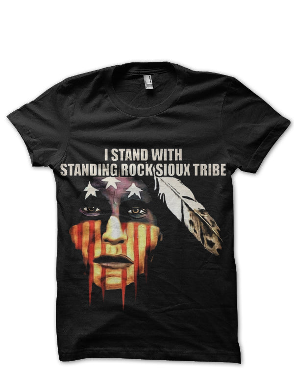 Standing Rock Tribe Black T-Shirt Hoodie, Sweatshirt | PureTeeCo.com