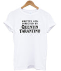 written and directed by quentin tarantino t-shirt Hoodie, Sweatshirt | PureTeeCo.com