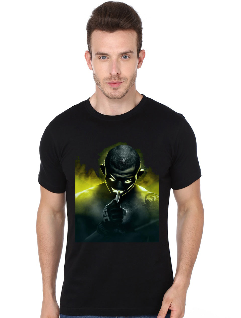 Ufc Black Half Sleeve T-Shirt Style002 Hoodie, Sweatshirt | PureTeeCo.com