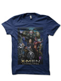 X Men Apocalypse Navy Blue Tee Hoodie, Sweatshirt | PureTeeCo.com