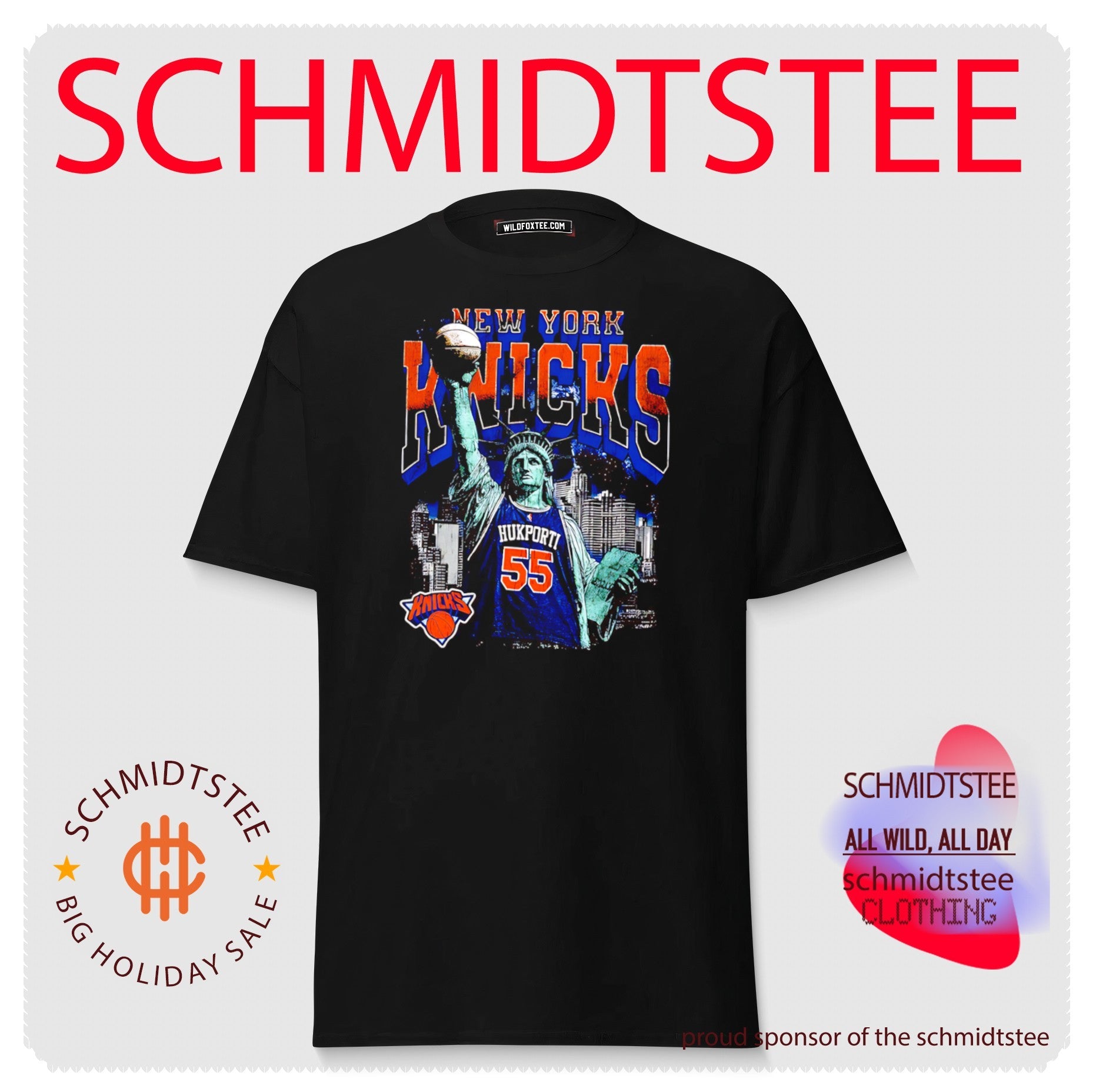 Ariel Hukporti New York Knicks Statue Of Liberty vintage shirt
