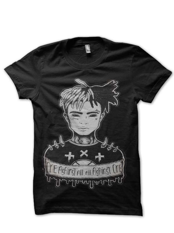 Xxxtentacion Black Half Sleeve T-Shirt Style013 Hoodie, Sweatshirt | PureTeeCo.com