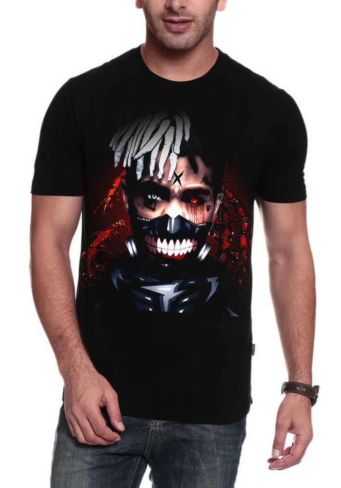 Xxxtentacion Half Sleeve Black T-Shirt Style003 Hoodie, Sweatshirt | PureTeeCo.com