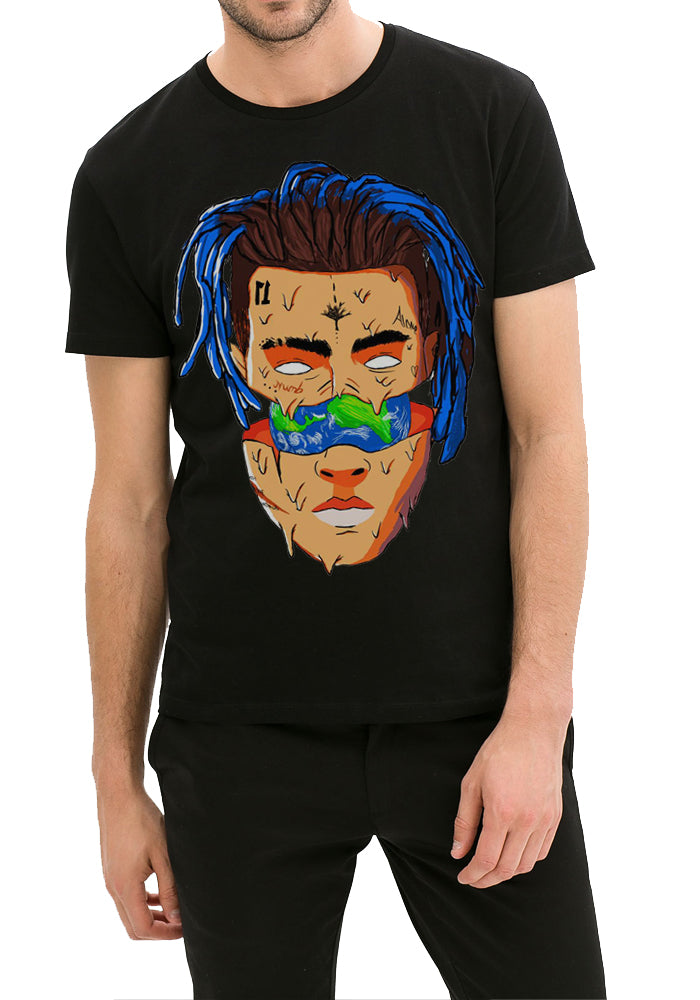Xxxtentacion Half Sleeve T-Shirt Style008 Hoodie, Sweatshirt | PureTeeCo.com