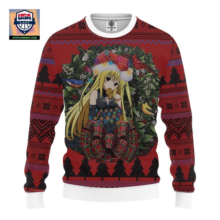Yami To Love Ru Darkness Mc Ugly Christmas Sweater Thanksgiving Gift