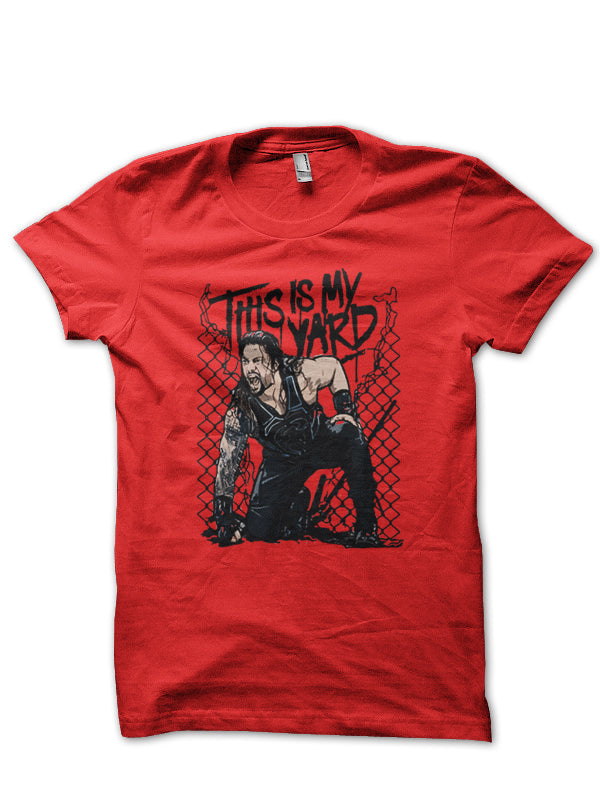 This Is My Yard Half Sleeve Red T-Shirt Hoodie, Sweatshirt | PureTeeCo.com