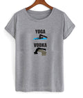 yoga vs vodka t-shirt Hoodie, Sweatshirt | PureTeeCo.com