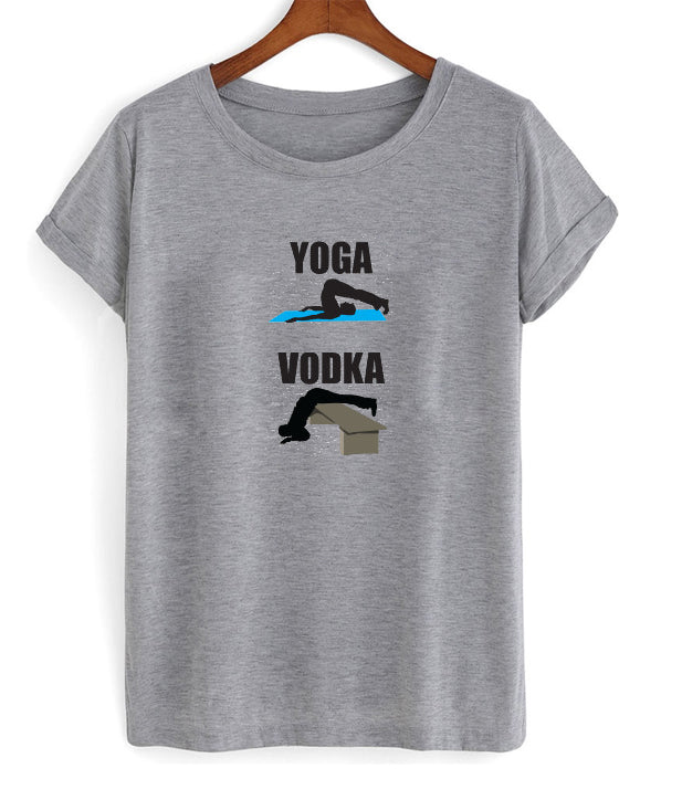 yoga vs vodka t-shirt Hoodie, Sweatshirt | PureTeeCo.com