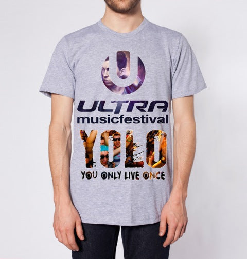 Yolo Grey Tee Hoodie, Sweatshirt | PureTeeCo.com