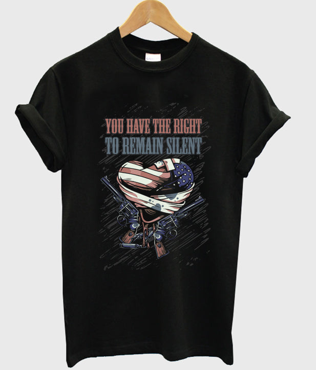 you have the right to remain silent t-shirt Hoodie, Sweatshirt | PureTeeCo.com