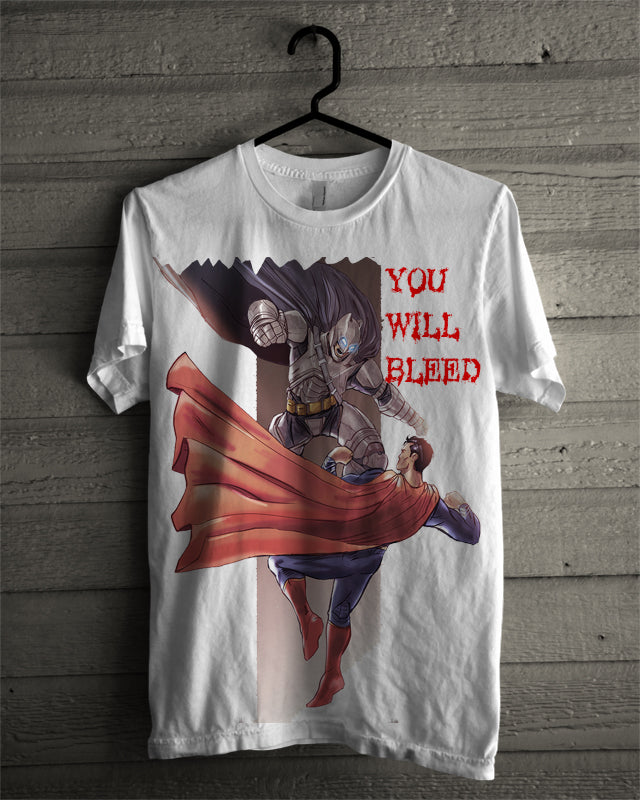 You Will Bleed White T-Shirt Hoodie, Sweatshirt | PureTeeCo.com