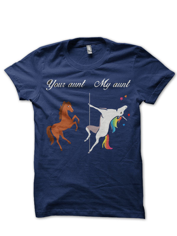 Your Aunt My Aunt Unicorn T-Shirt Hoodie, Sweatshirt | PureTeeCo.com