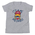 It's-a-me Meowrio Kid's Youth Tee Hoodie, Sweatshirt | PureTeeCo.com (Image 1)