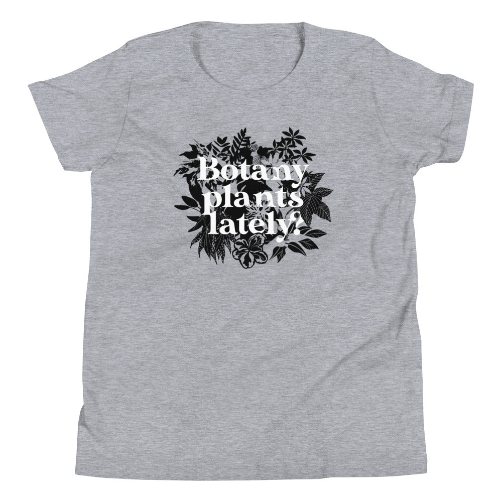 Botany Plants Lately? Kid's Youth Tee Hoodie, Sweatshirt | PureTeeCo.com (Image 2)