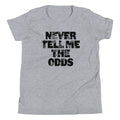 Never Tell Me The Odds Kid's Youth Tee Hoodie, Sweatshirt | PureTeeCo.com (Image 1)