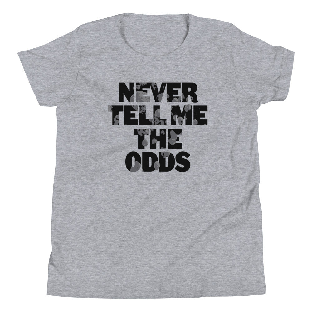 Never Tell Me The Odds Kid's Youth Tee Hoodie, Sweatshirt | PureTeeCo.com (Image 1)