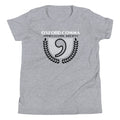 Oxford Comma Appreciation Society Kid's Youth Tee Hoodie, Sweatshirt | PureTeeCo.com (Image 1)