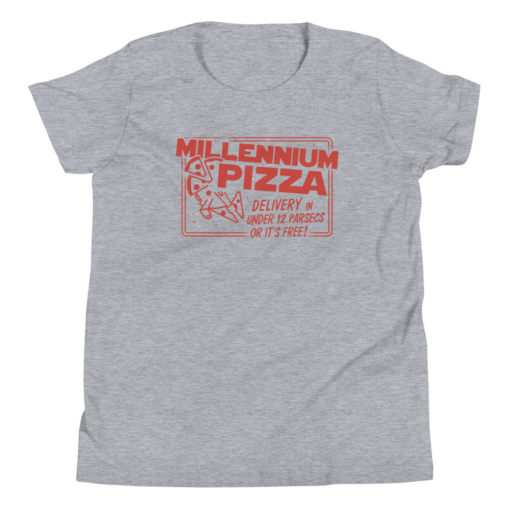 Millennium Pizza Kid's Youth Tee Hoodie, Sweatshirt | PureTeeCo.com (Image 1)