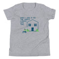 When I Was A Kid The World Kid's Youth Tee Hoodie, Sweatshirt | PureTeeCo.com (Image 1)
