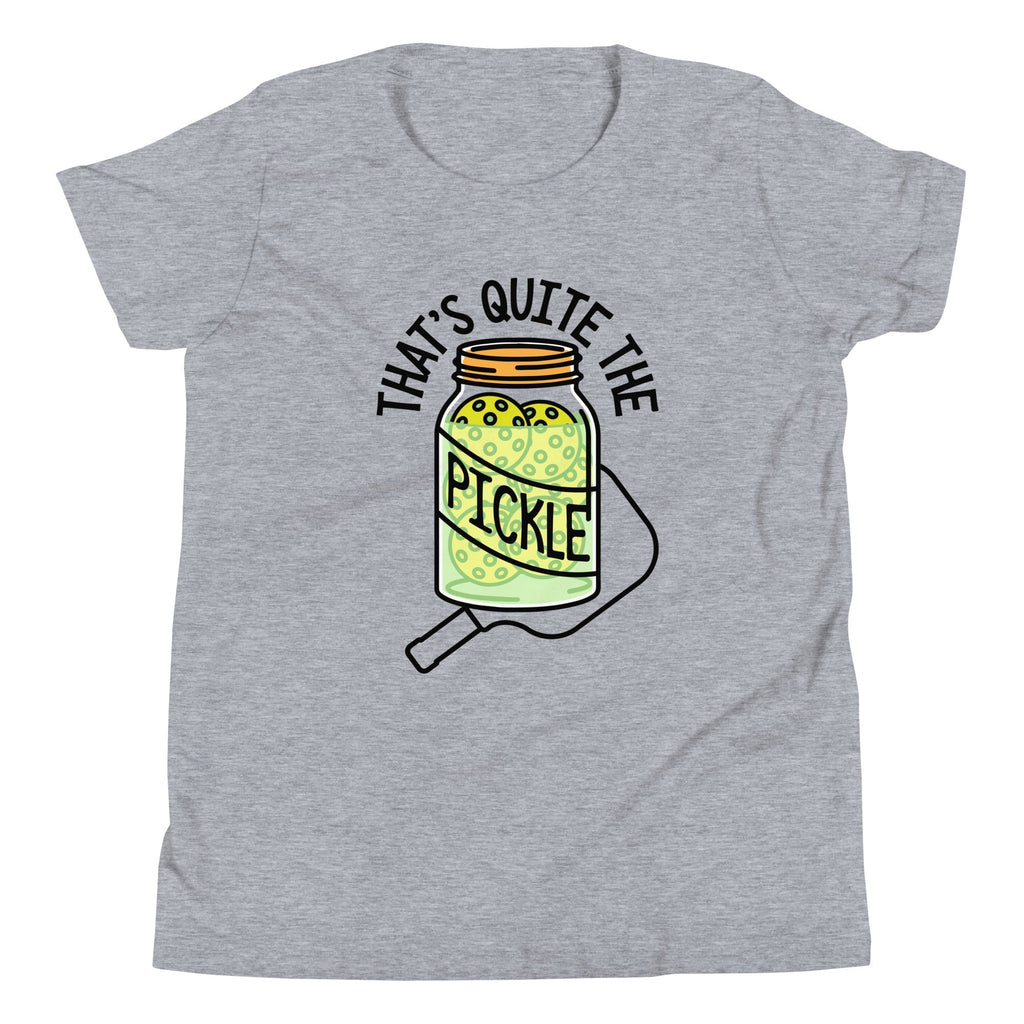 That's Quite The Pickle Kid's Youth Tee Hoodie, Sweatshirt | PureTeeCo.com (Image 2)