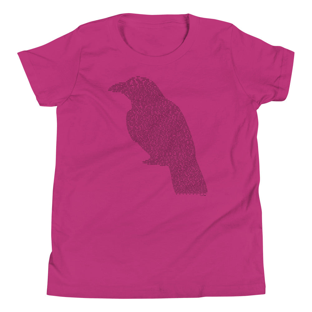 The Raven Kid's Youth Tee Hoodie, Sweatshirt | PureTeeCo.com (Image 1)
