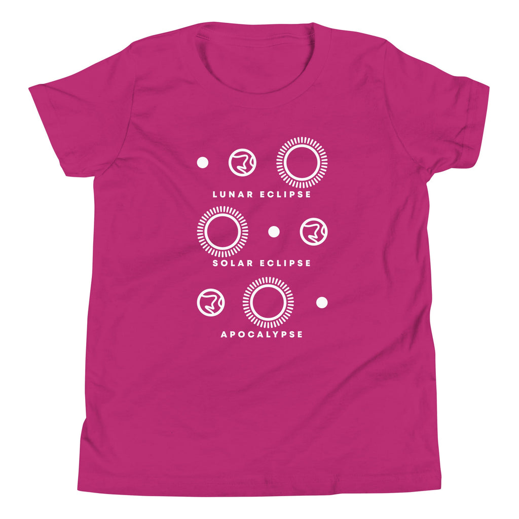 Lunar Eclipse Solar Eclipse Apocalypse Kid's Youth Tee Hoodie, Sweatshirt | PureTeeCo.com (Image 5)