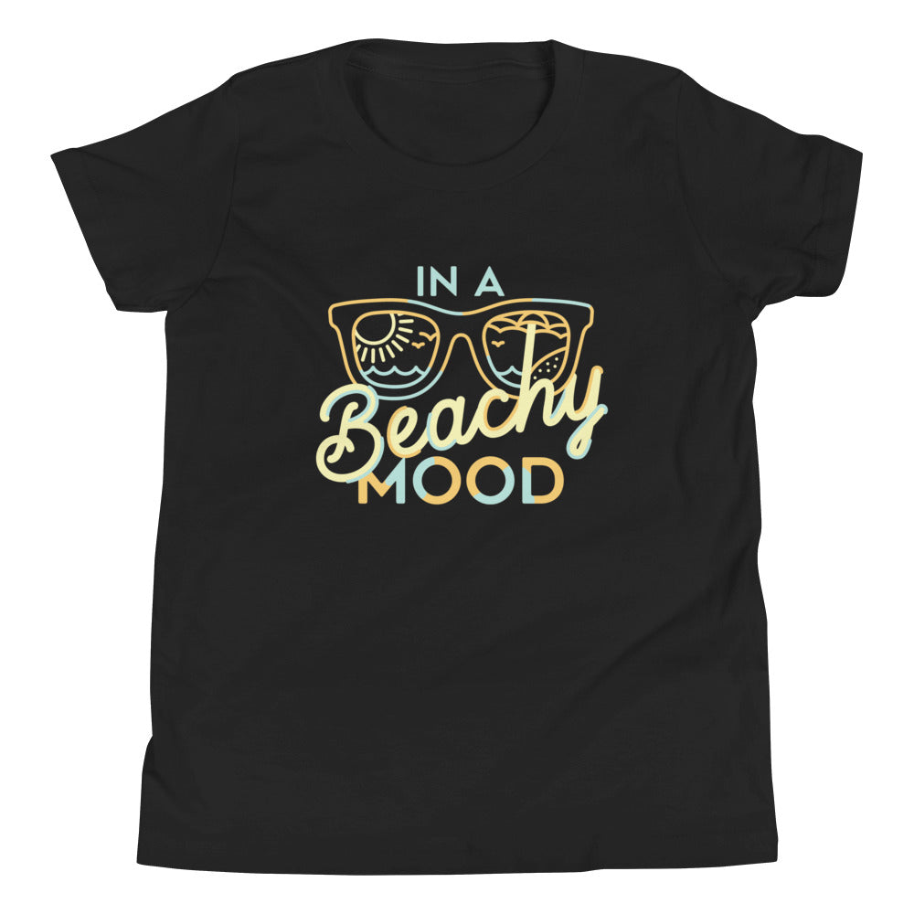 In A Beachy Mood Kid's Youth Tee Hoodie, Sweatshirt | PureTeeCo.com (Image 2)