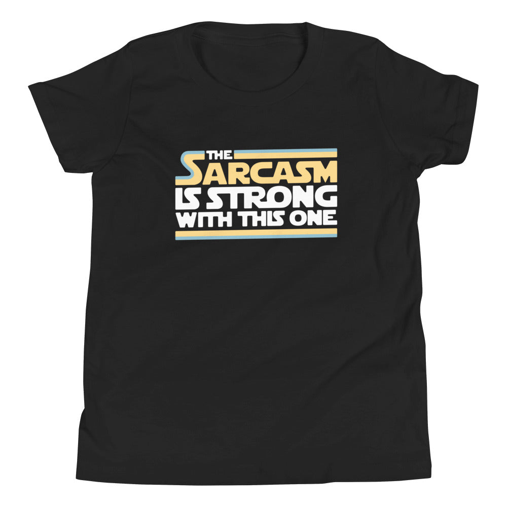 The Sarcasm Is Strong With This One Kid's Youth Tee Hoodie, Sweatshirt | PureTeeCo.com (Image 2)