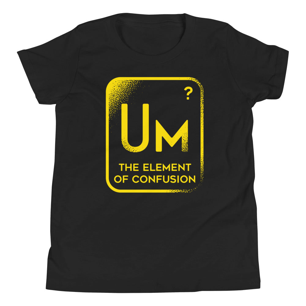 The Element Of Confusion Kid's Youth Tee Hoodie, Sweatshirt | PureTeeCo.com (Image 2)