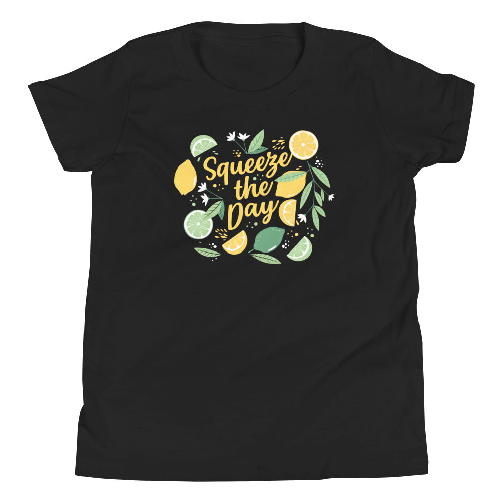 Squeeze The Day Kid's Youth Tee Hoodie, Sweatshirt | PureTeeCo.com (Image 2)