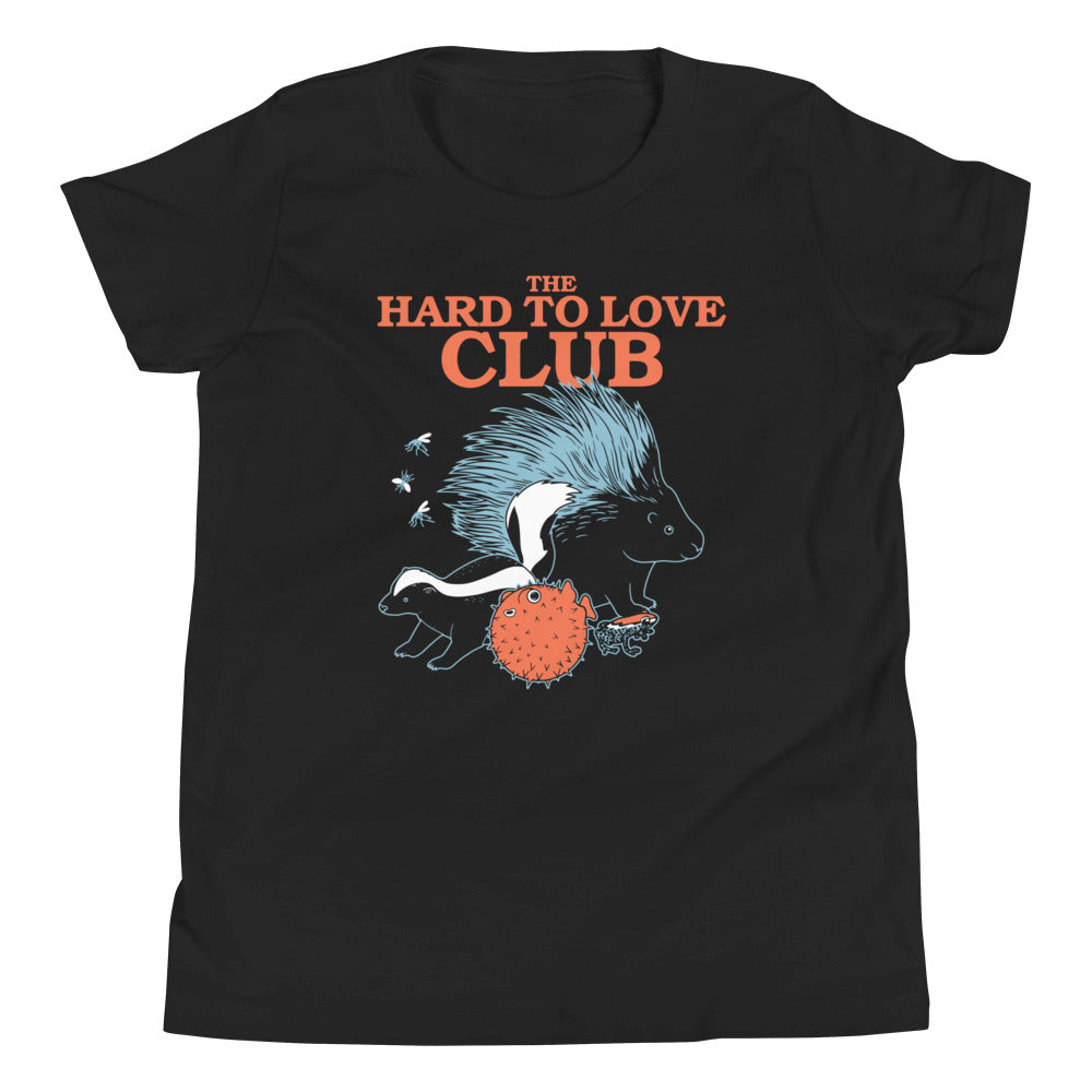 The Hard To Love Club Kid's Youth Tee Hoodie, Sweatshirt | PureTeeCo.com (Image 2)