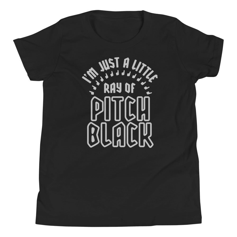 Ray Of Pitch Black Kid's Youth Tee Hoodie, Sweatshirt | PureTeeCo.com (Image 1)