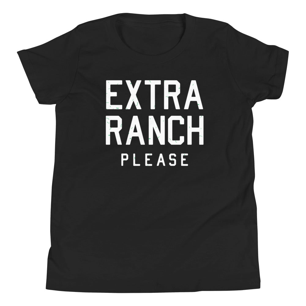 Extra Ranch Please Kid's Youth Tee Hoodie, Sweatshirt | PureTeeCo.com (Image 2)