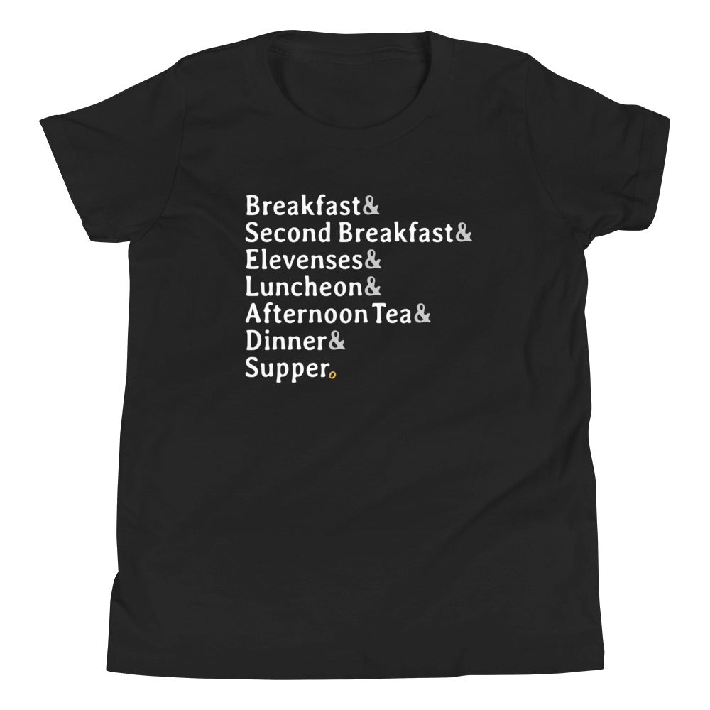 Typical Daily Meals Kid's Youth Tee Hoodie, Sweatshirt | PureTeeCo.com (Image 3)