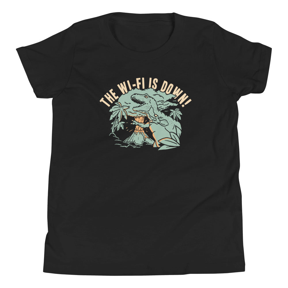 The Wi-Fi Is Down! Kid's Youth Tee Hoodie, Sweatshirt | PureTeeCo.com (Image 2)