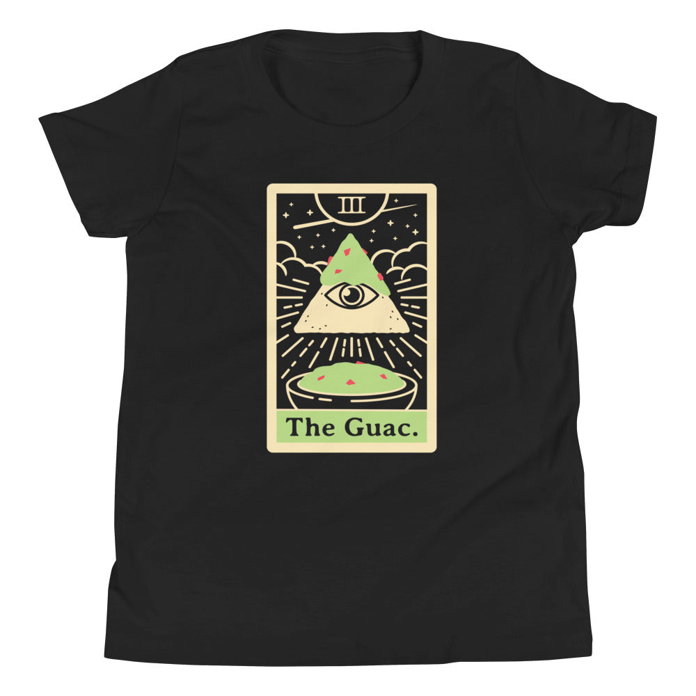 The Guac Tarot Kid's Youth Tee Hoodie, Sweatshirt | PureTeeCo.com (Image 1)