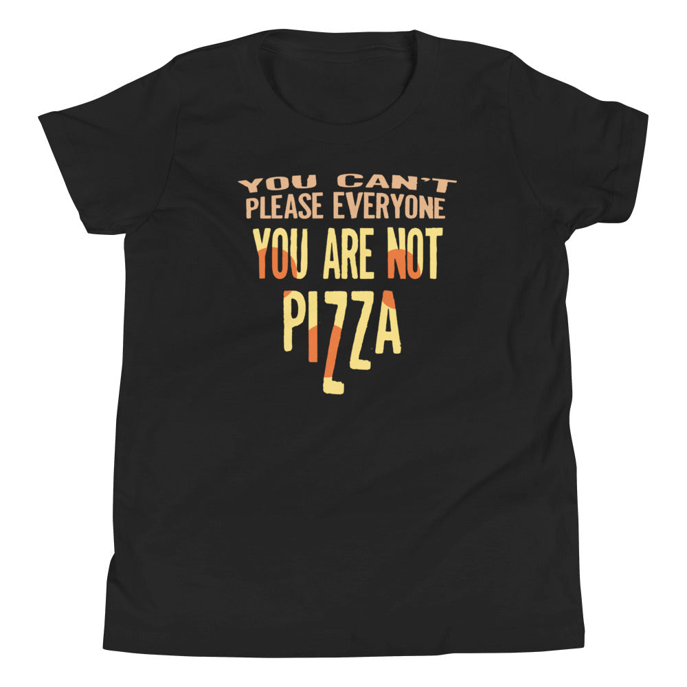You Are Not Pizza Kid's Youth Tee Hoodie, Sweatshirt | PureTeeCo.com (Image 2)