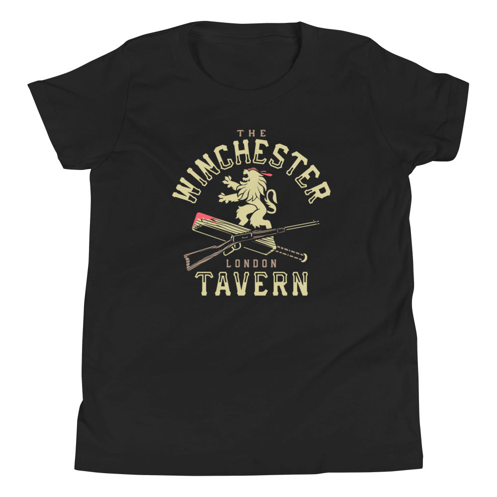 The Winchester Tavern Kid's Youth Tee Hoodie, Sweatshirt | PureTeeCo.com (Image 1)