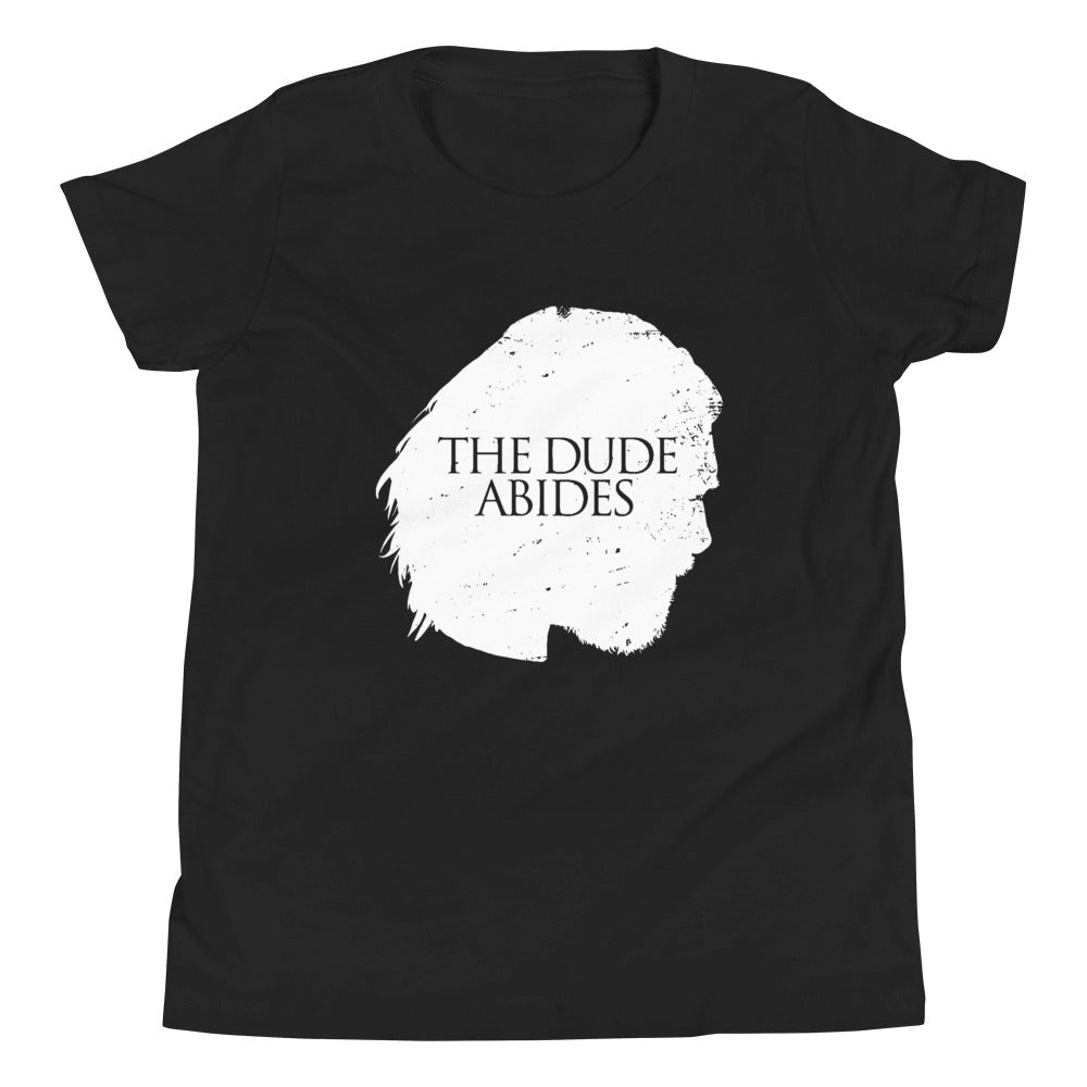 The Dude Abides Kid's Youth Tee Hoodie, Sweatshirt | PureTeeCo.com (Image 1)