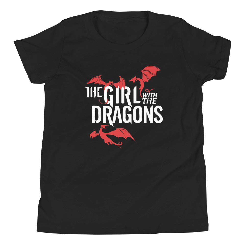 The Girl With The Dragons Kid's Youth Tee Hoodie, Sweatshirt | PureTeeCo.com (Image 1)