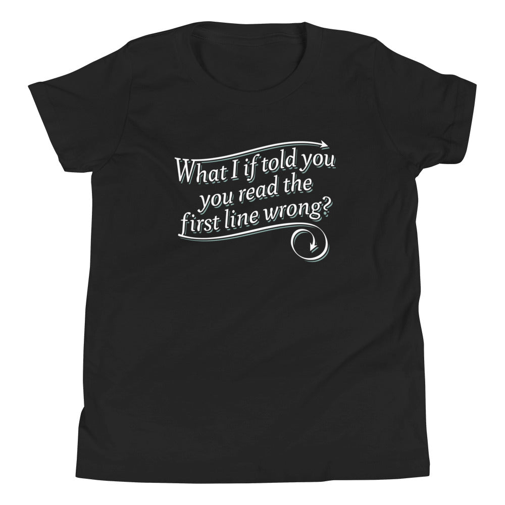 What I If Told You Kid's Youth Tee Hoodie, Sweatshirt | PureTeeCo.com (Image 2)