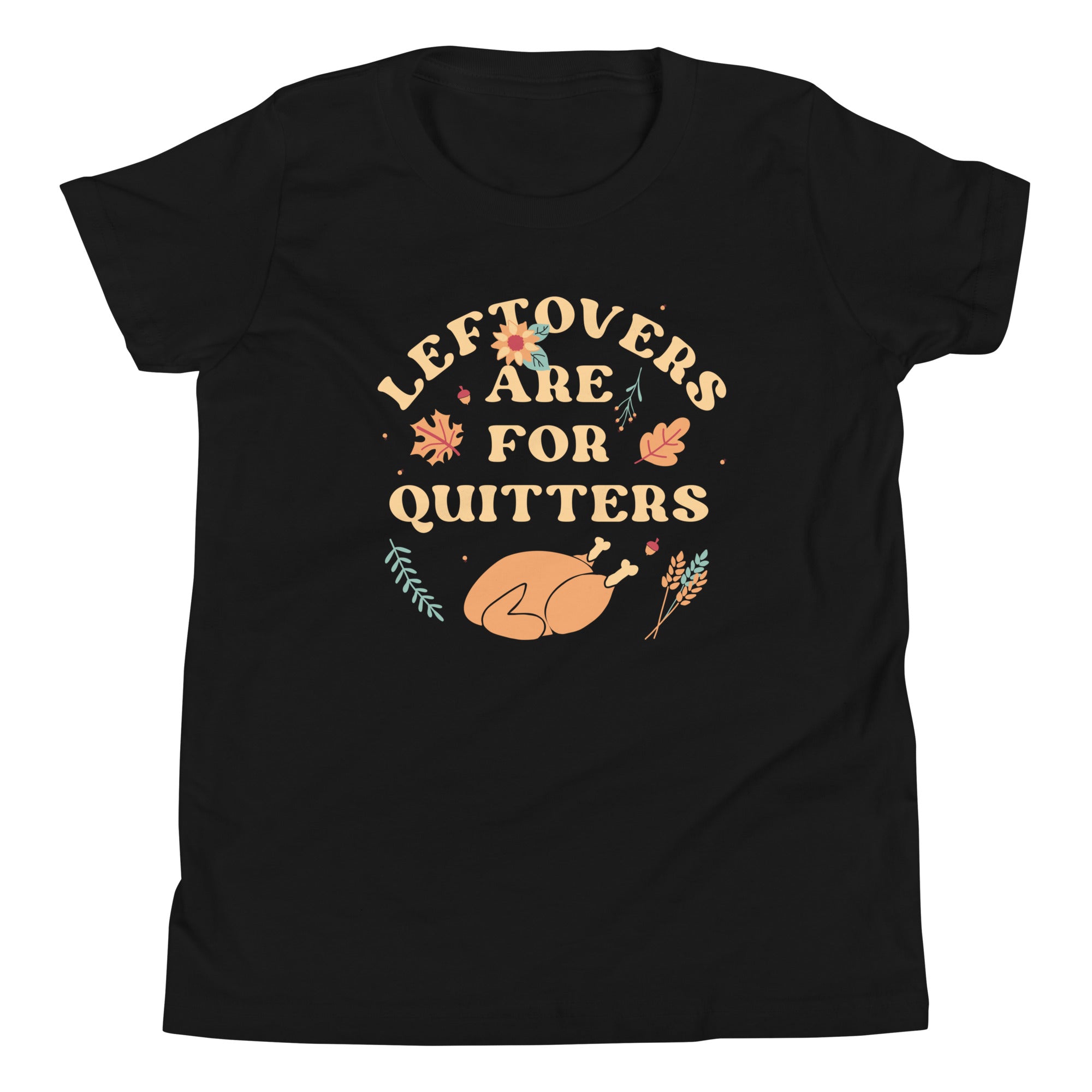 Leftovers Are For Quitters Kid's Youth Tee Hoodie, Sweatshirt | PureTeeCo.com (Image 2)