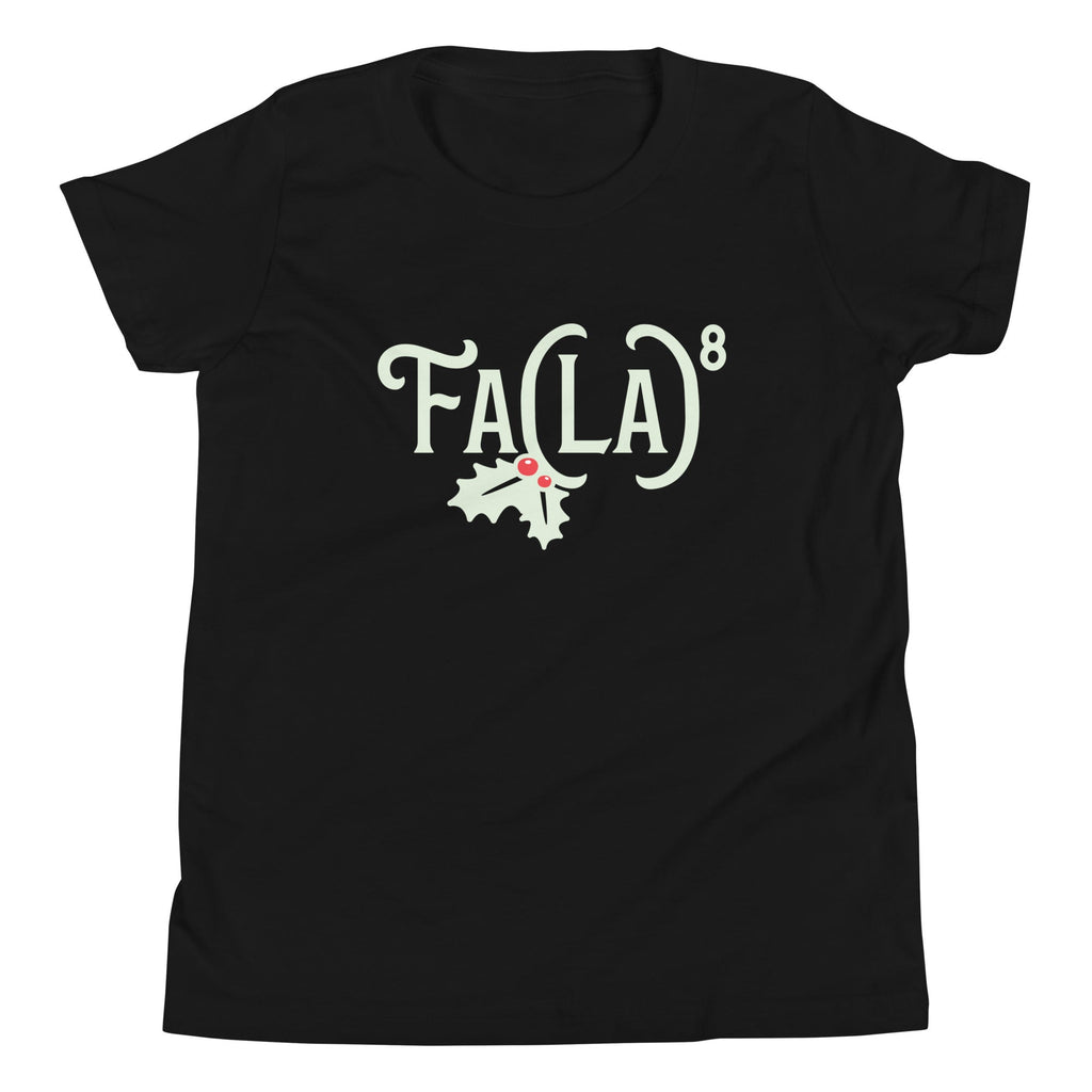 Fa LaLaLaLaLaLaLaLa Kid's Youth Tee Hoodie, Sweatshirt | PureTeeCo.com (Image 2)