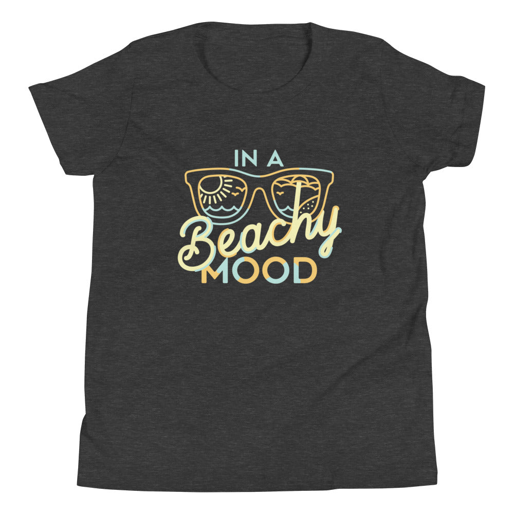 In A Beachy Mood Kid's Youth Tee Hoodie, Sweatshirt | PureTeeCo.com (Image 4)
