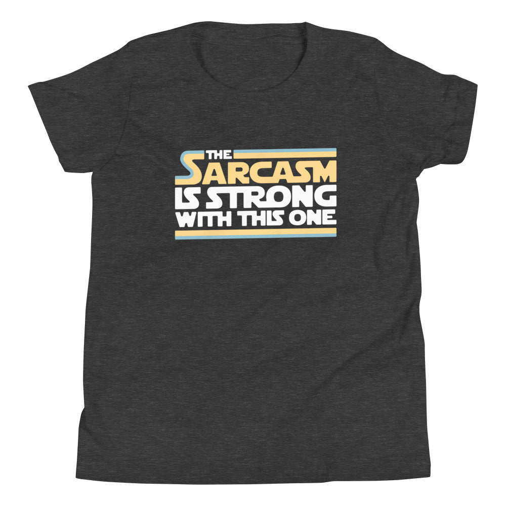 The Sarcasm Is Strong With This One Kid's Youth Tee Hoodie, Sweatshirt | PureTeeCo.com (Image 1)