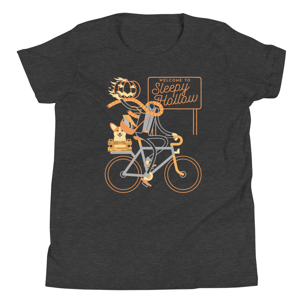 Welcome To Sleepy Hollow Kid's Youth Tee Hoodie, Sweatshirt | PureTeeCo.com (Image 1)
